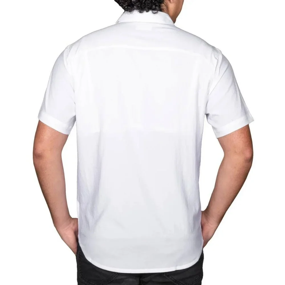 Columbia Men's Short‎ Sleeve Woven Shirt Features:      Omni-Shade™ UPF 4…